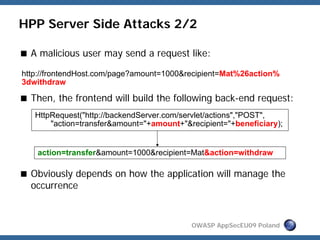 Http Parameter Pollution, a new category of web attacks