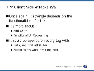 Http Parameter Pollution, a new category of web attacks