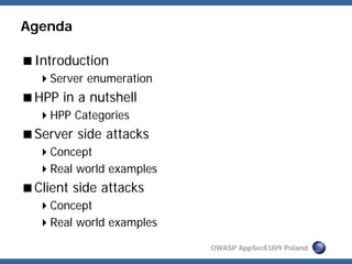 Http Parameter Pollution, a new category of web attacks