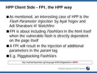 Http Parameter Pollution, a new category of web attacks