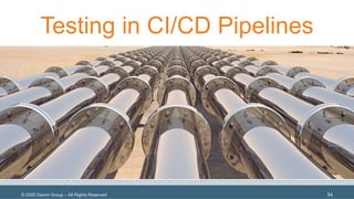 © 2020 Denim Group – All Rights Reserved
Testing in CI/CD Pipelines
54
 