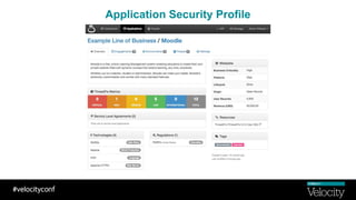 Application Security Profile
 