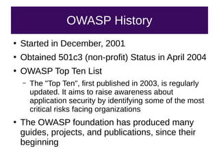 AppSec & OWASP Top 10 Primer