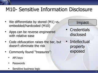 Never use public storage areas (ie- SD card)