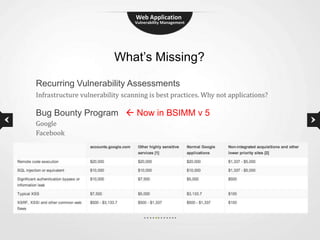 Web Application Vulnerability Management | PPTX