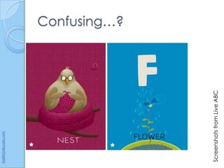 Gail@GailLovely.com




                            Confusing…?




Screenshots from Live ABC
 