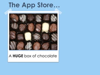 The App Store…




A HUGE box of chocolate
 