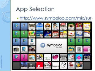App Selection
                         http://www.symbaloo.com/mix/sur
                          prisinglyeduapps
Gail@GailLovely.com
 