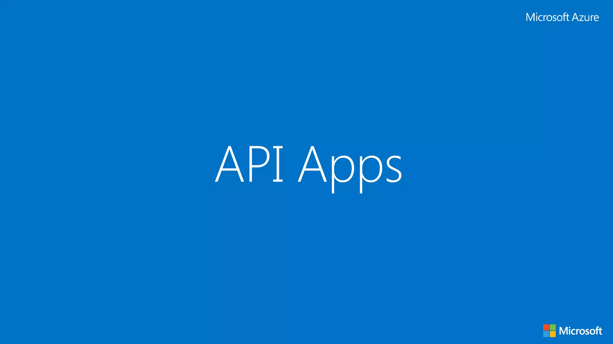 API Apps
 