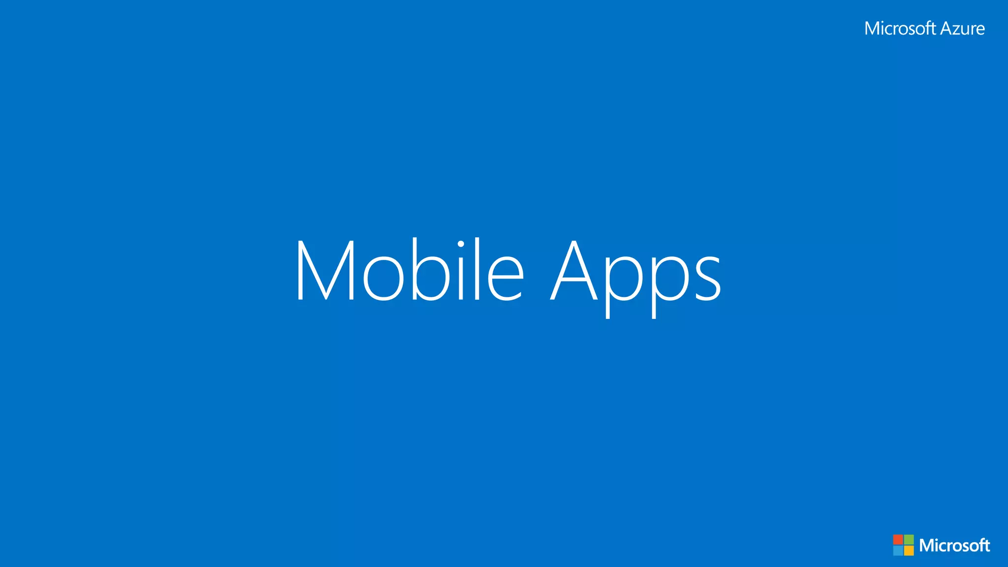 Mobile Apps
 
