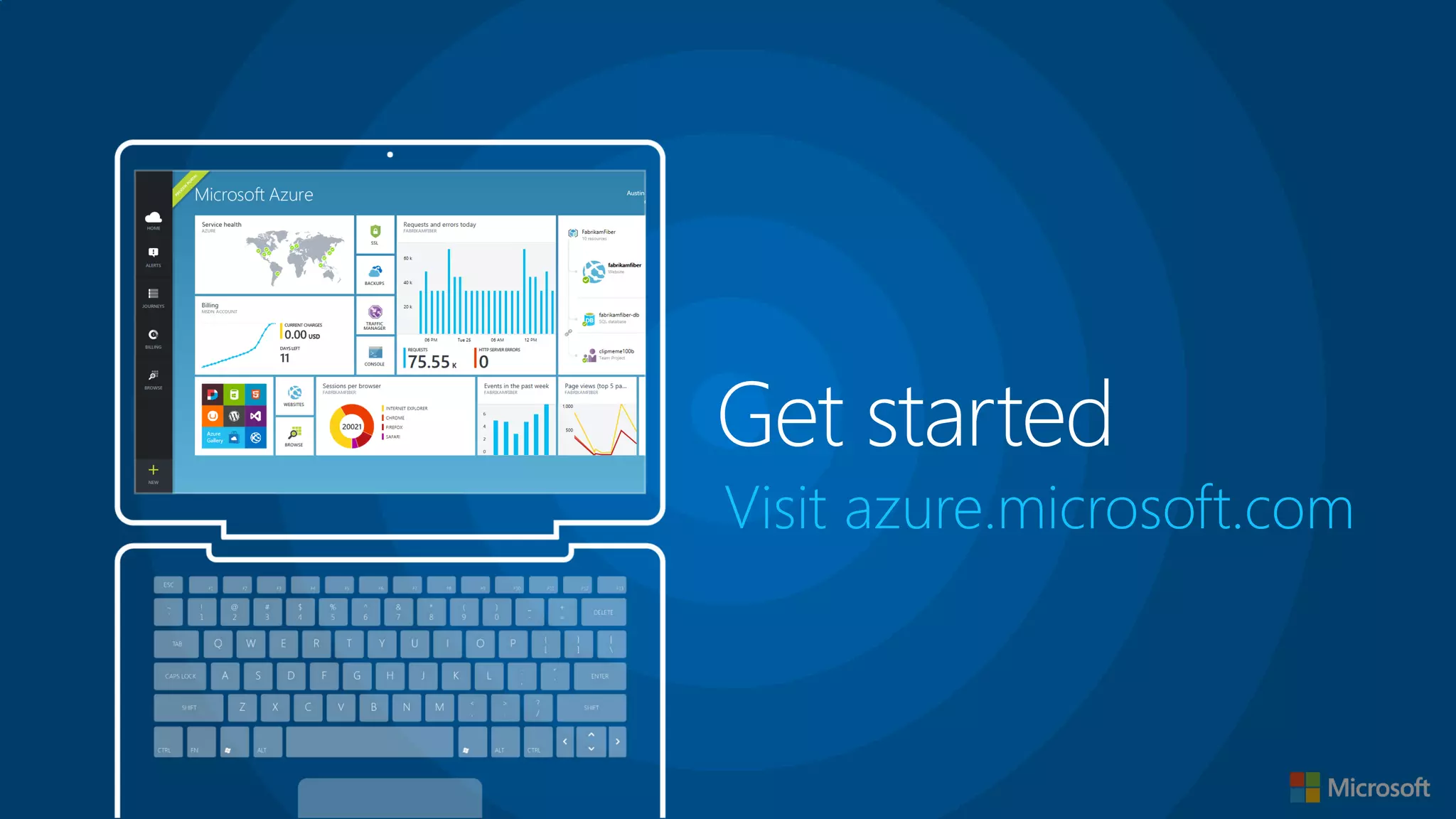 Get started
Visit azure.microsoft.com
 