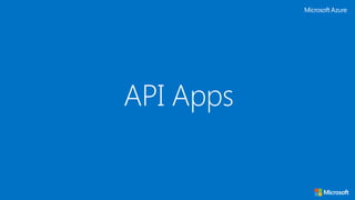 API Apps
 