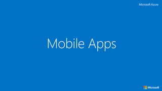 Mobile Apps
 