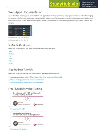 App Service Web | PDF