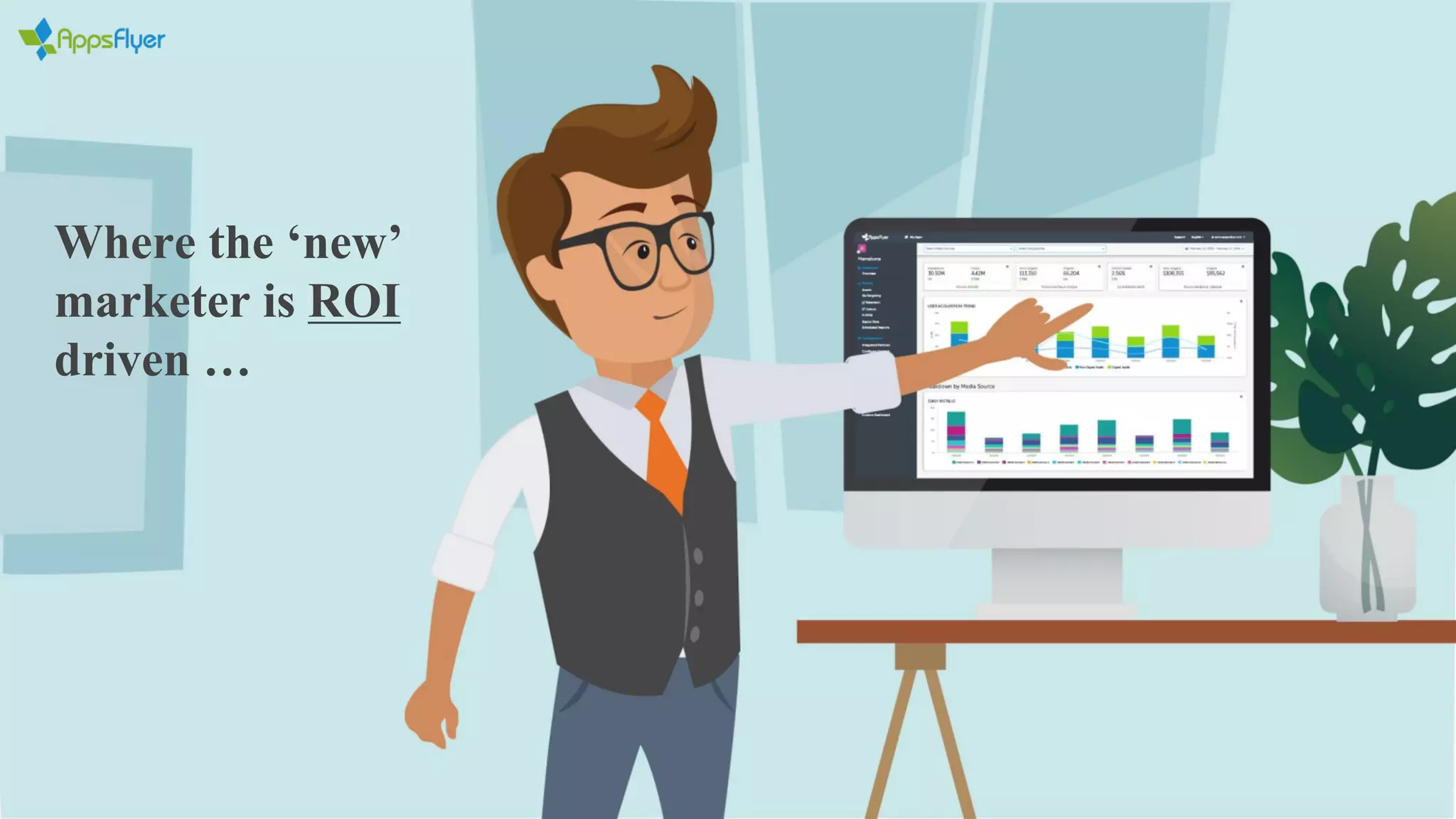 Where the ‘new’
marketer is ROI
driven …
 