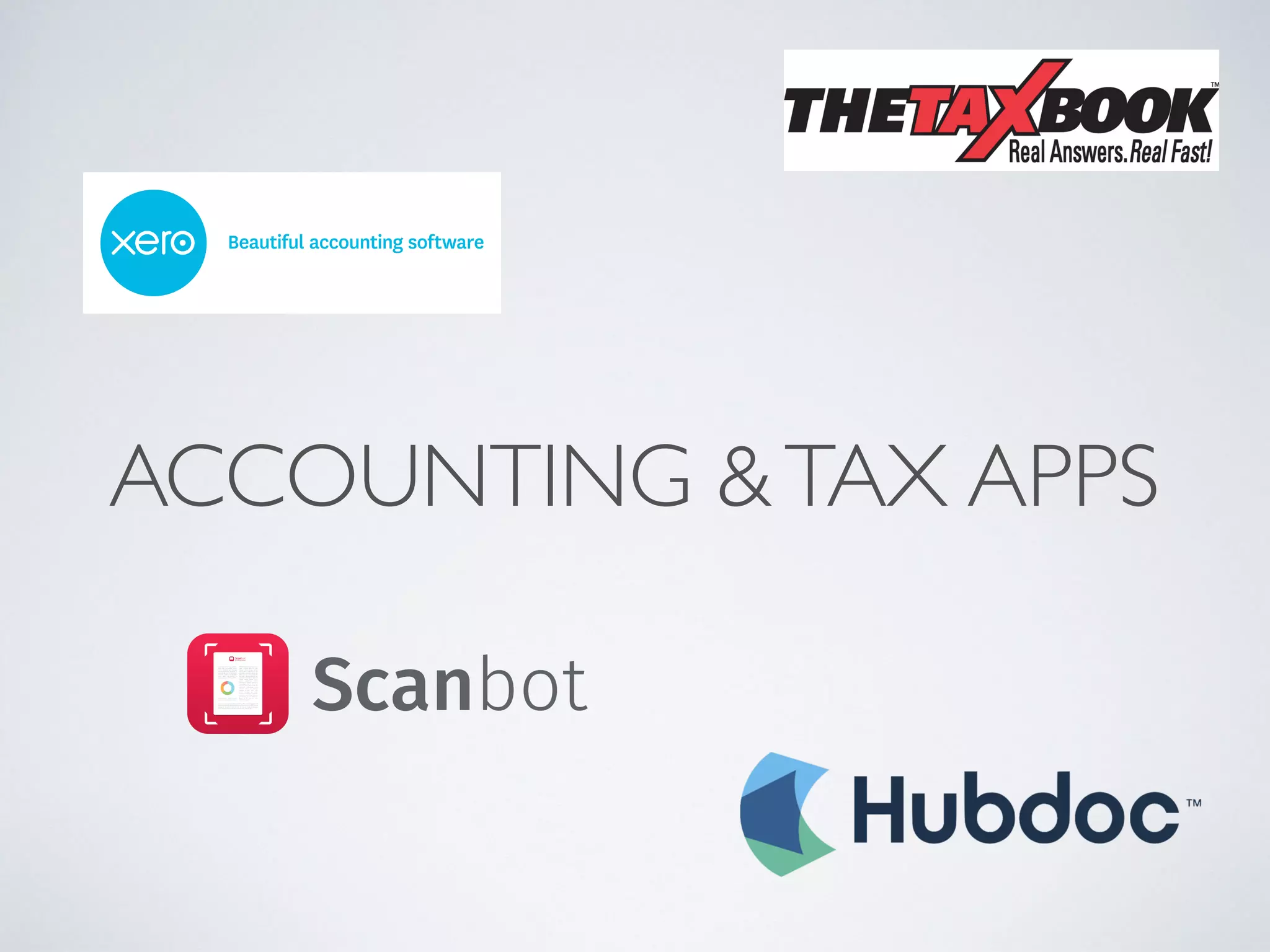 ACCOUNTING &TAX APPS
 