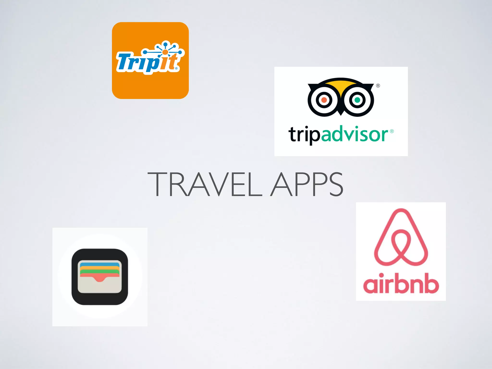 TRAVEL APPS
 