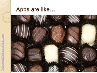 GailLovely@SuddenlyitClicks.com

Apps are like…

 