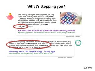 What’s stopping you?
 