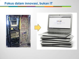 Fokus dalam innovasi, bukan IT

 