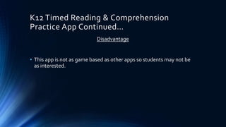 Apps for Second-Grade