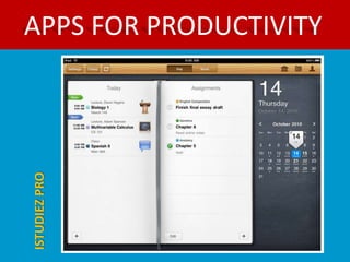 APPS FOR PRODUCTIVITY
ISTUDIEZ PRO
 