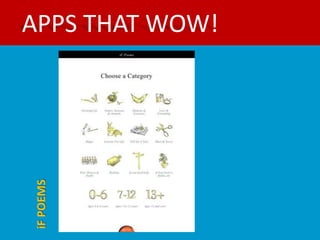 APPS THAT WOW!
iF POEMS
 