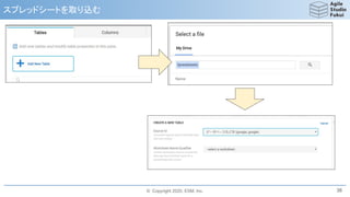 © Copyright 2020, ESM, Inc.
スプレッドシートを取り込む
38
 