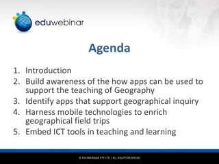 Apps in the Geography lesson and classroom