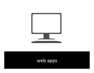 web	
  apps	
  
 
