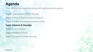 From APM to Business Monitoring with AppDynamics Analytics | PDF