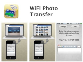 WiFi Photo
Transfer
 