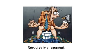 Resource	
  Management	
  
 