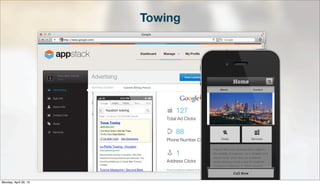 Towing
Monday, April 29, 13
 