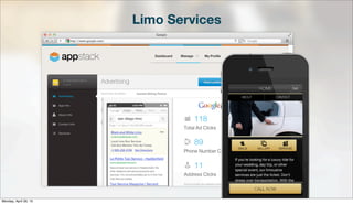 Limo Services
Monday, April 29, 13
 