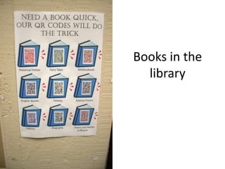Books in the
  library
 