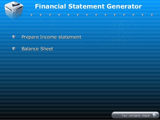 online income online income statement generator