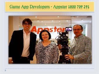 Game App Developers - Appster 1800 709 291
 