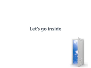 Let’s go inside

 