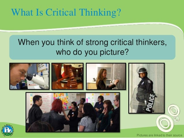 Promote critical thinking