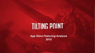App Store Featuring Analysis
2015
 