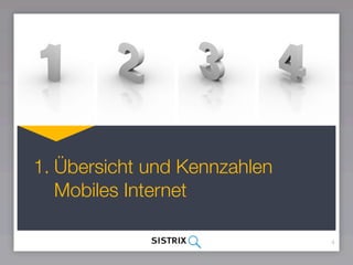 1. Übersicht und Kennzahlen
   Mobiles Internet

                              4
 