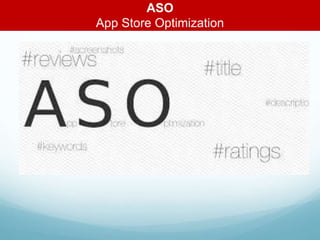 ASO
App Store Optimization
 