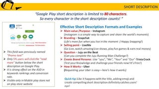 Mobile app Marketing : Appstore optimization - ASO Basics