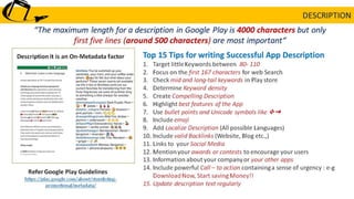 Mobile app Marketing : Appstore optimization - ASO Basics