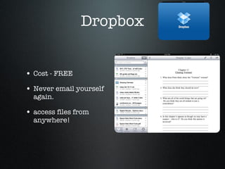 Dropbox Cost - FREE Never email yourself again. access files from anywhere! 