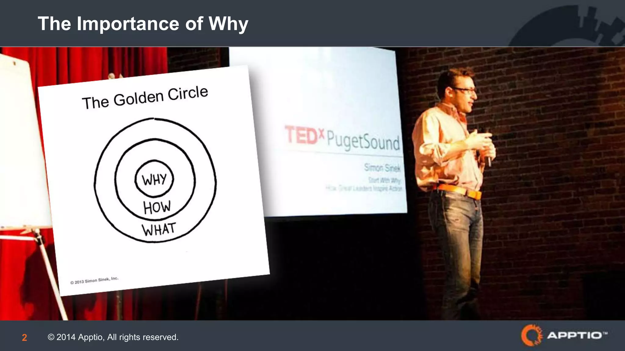 © 2014 Apptio, All rights reserved.2
The Importance of Why
 