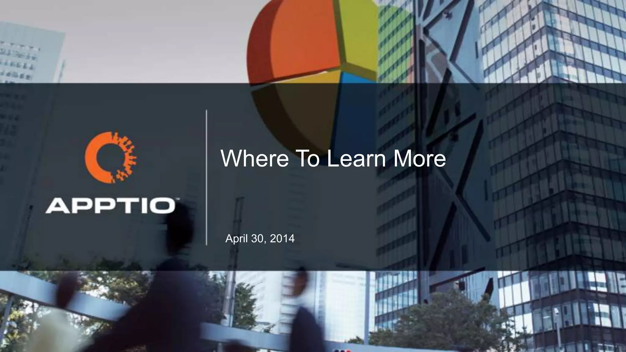 May 1, 2014
Where To Learn More
 