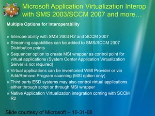 User clicks on desktop shortcuts - authentication, authorization and licensing checked every time users launch a virtual application.