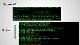 Have created?! …. 
Starting …. 
 